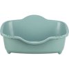 Katzentoilette DAVIO TOP, 56 x 39 x 39 cm, grün/weiß