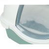 Katzentoilette DAVIO TOP, 56 x 39 x 39 cm, grün/weiß