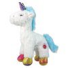 Kutya Fantasy kitömött játék nyikorgó egyszarvú színkeverék 26cm