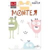 Câine jucărie Fantezie Monștri fantomă scârțâind blană verde 35cm