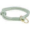 Soft Rope round semi-tightening collar, sage/mint
