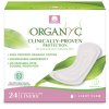 Organyc Bugyibetét Light (24 db) - biopamut, 1 csepp
