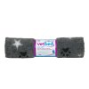 Vetbed anti-slip / Drybed gray paw and star 150 x 100 cm DELUXE, pile 30 mm