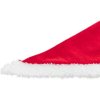 Xmas NECKERCHIEF - vánoční sametový šátek, červená