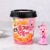 PORORO Instant Cup Topokki Korejský rýžový dort se sýrovou příchutí ROSE 115g