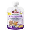 Holle Bear Blueberry, apple and banana puree with yogurt 85g organic