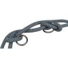 Soft Rope prodlužovací kulaté tkané vodítko, černá/šedá
