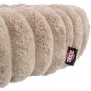 Kulatý pelech LONNI, manšestrový plyš, béžová (Velikost kulatého pelechu LONNI ø 60 cm)