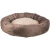Kulatý recyklovaný pelech LIONEL, fleece, hnědá/béžová (Velikost kulatého pelechu LIONEL ø 60 cm)