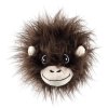 Câine Fantasy Junglă jucărie cap de maimuță scârțâit întuneric. maro 12 cm