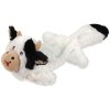 Dog Fantasy Recycled Toy nyikorgó tehén csemege zsebbel 50cm