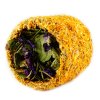 Ham-Stake Marigold Tunnel Filled with Herbs and Mallow Flowers