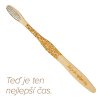 Mobake Motivational Bamboo Toothbrush - "Now is the time..." (extra soft)