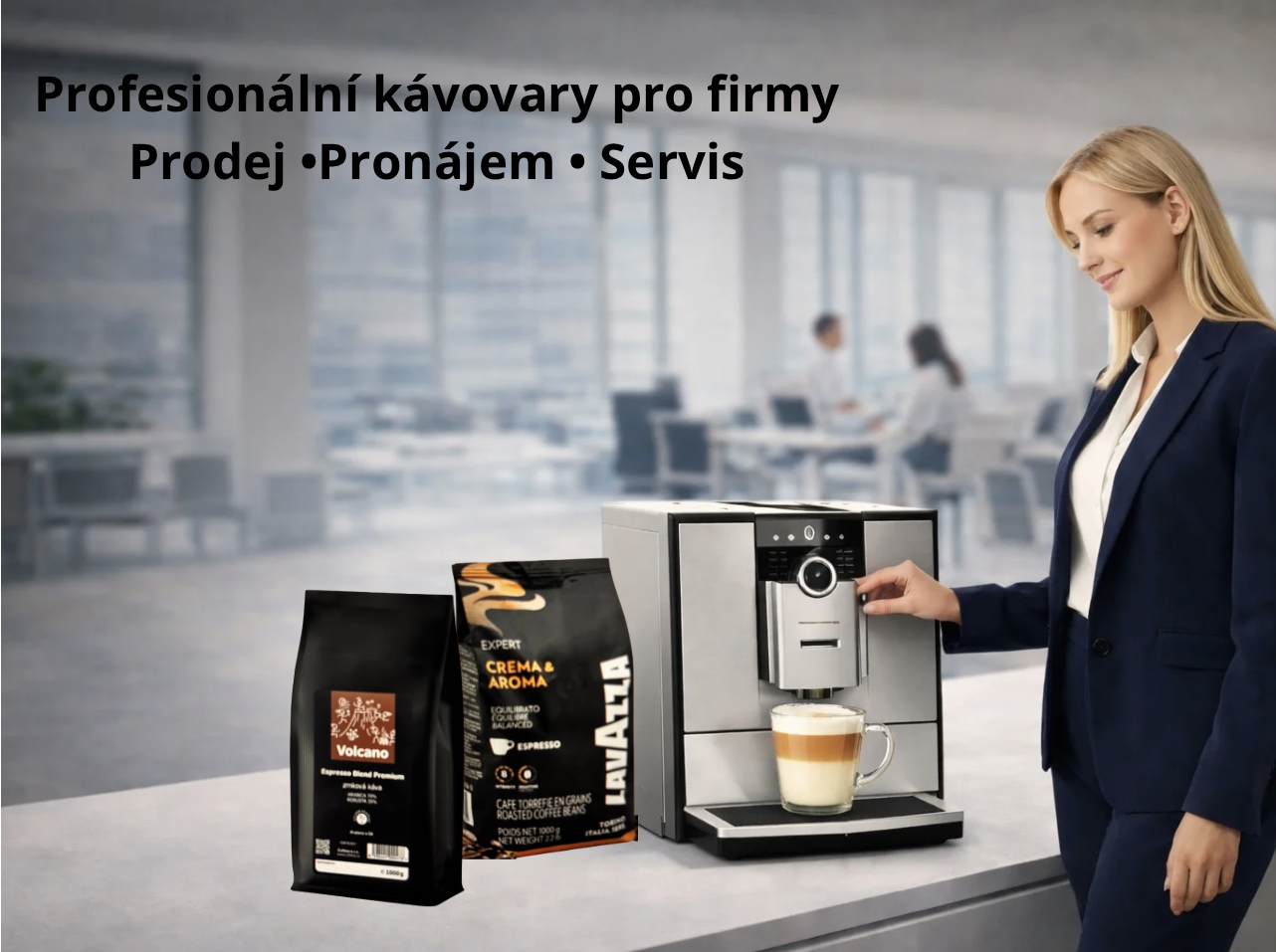Profesionální kávovary pro firmy - prodej, pronájem, servis kávovarů