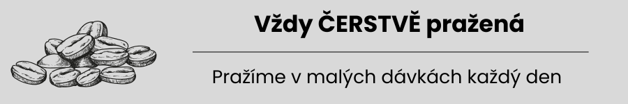 Vždy čerstvě pražená káva Coffee77