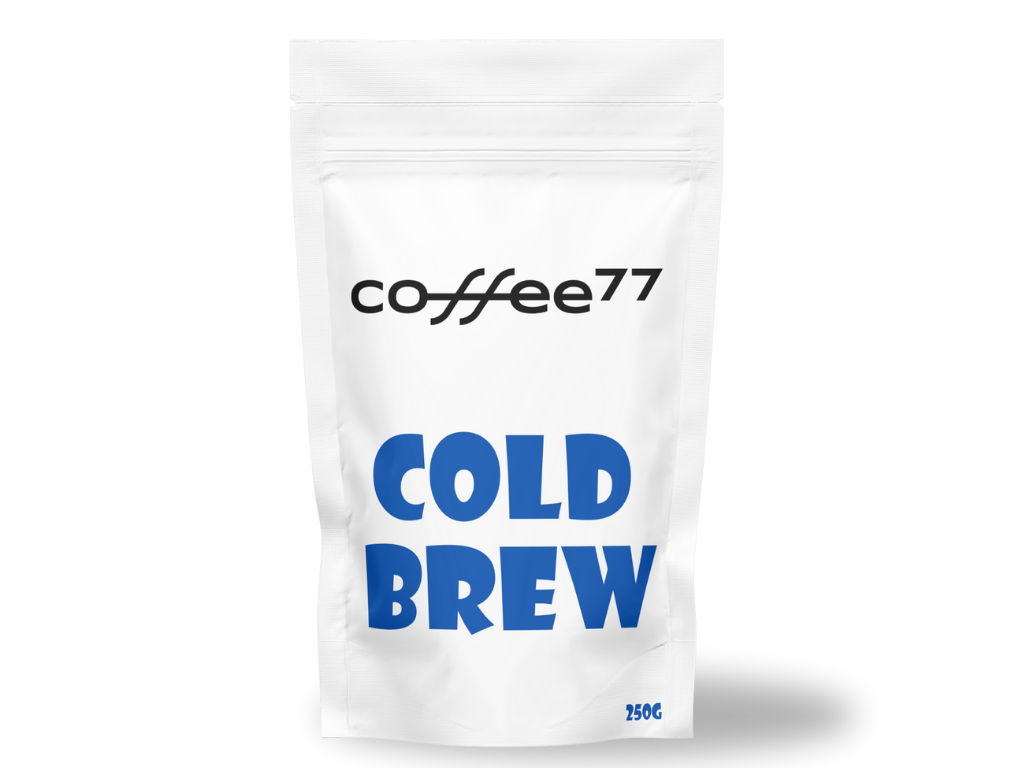Coffee77 Cold Brew 250 g – mletá směs pro ledovou přípravu