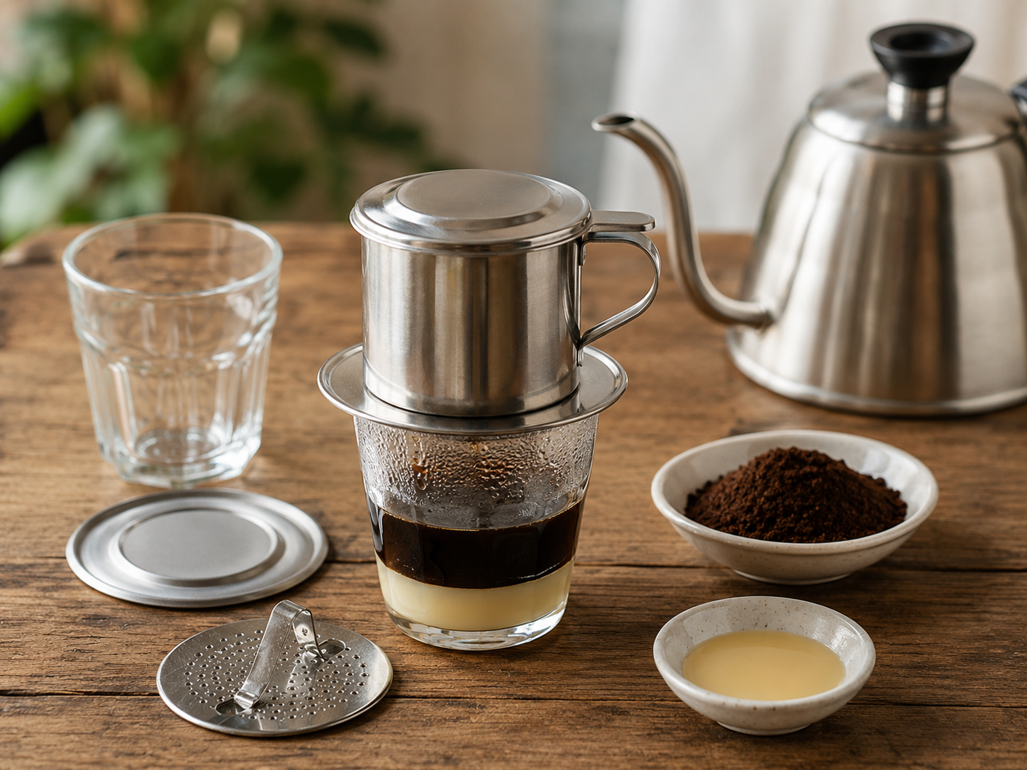 Příprava kávy ve PHIN filtru Coffee77 krok za krokem