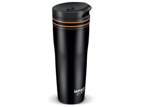 Termohrnek 360ml černo/oranžová