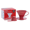 Hario Dripper V60-01, plastový, červený