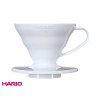 Hario Dripper V60-01, plastový, bílý