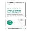 tiketa kávy INDIA Cherry AAA robusta s parametry a popisem
