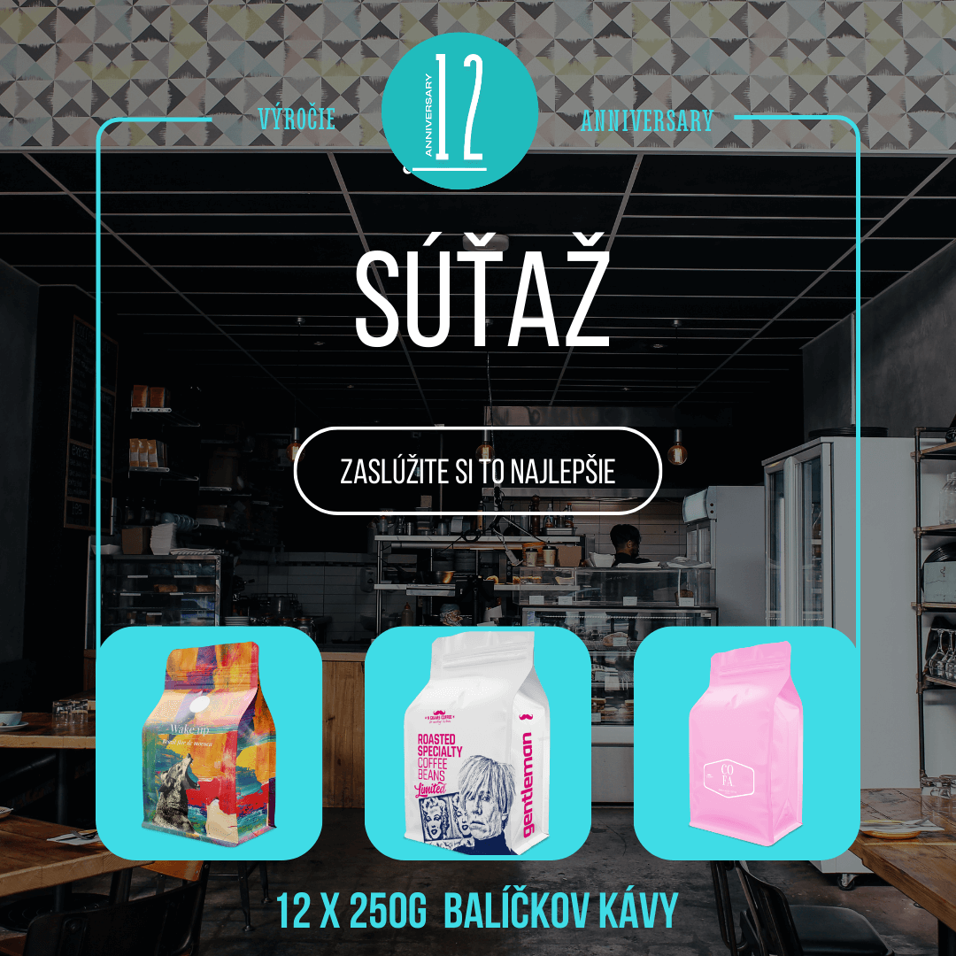 Súťaž na Instagrame. Vyhraj 12 balíčkov kávy!