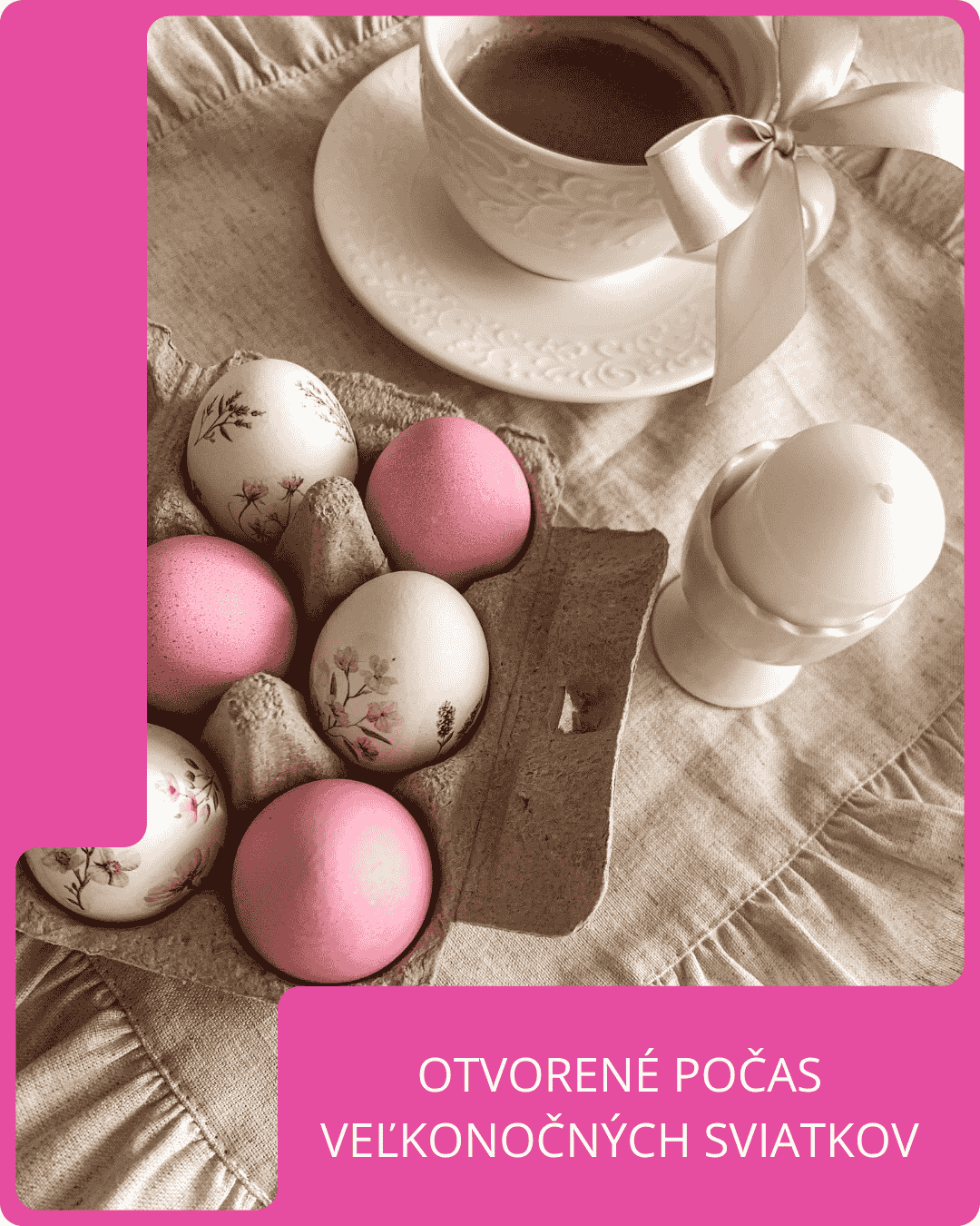 Veľkonočné sviatky - ako máme otvorené