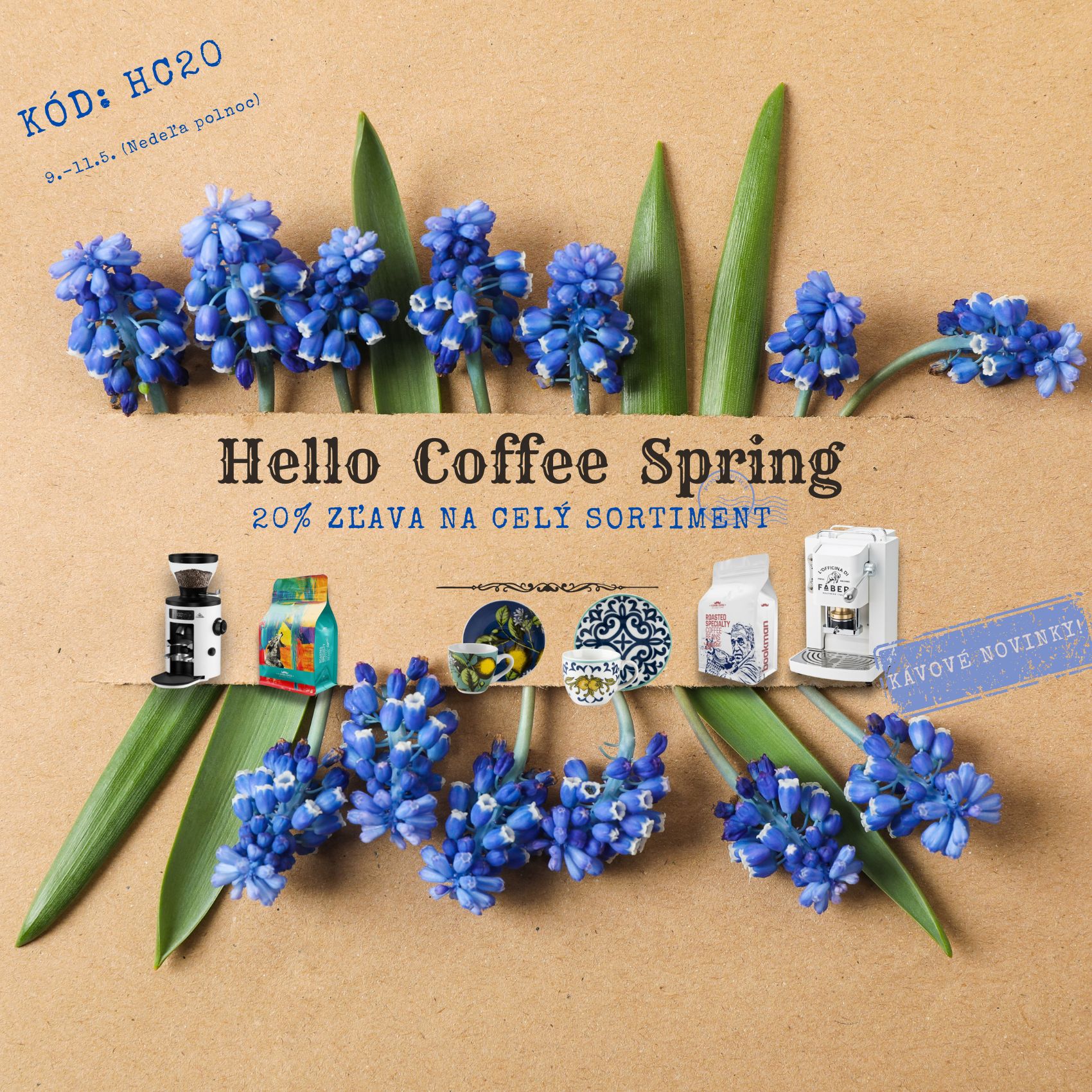 Hello Coffee Spring! Zľava 20% na celý sortiment