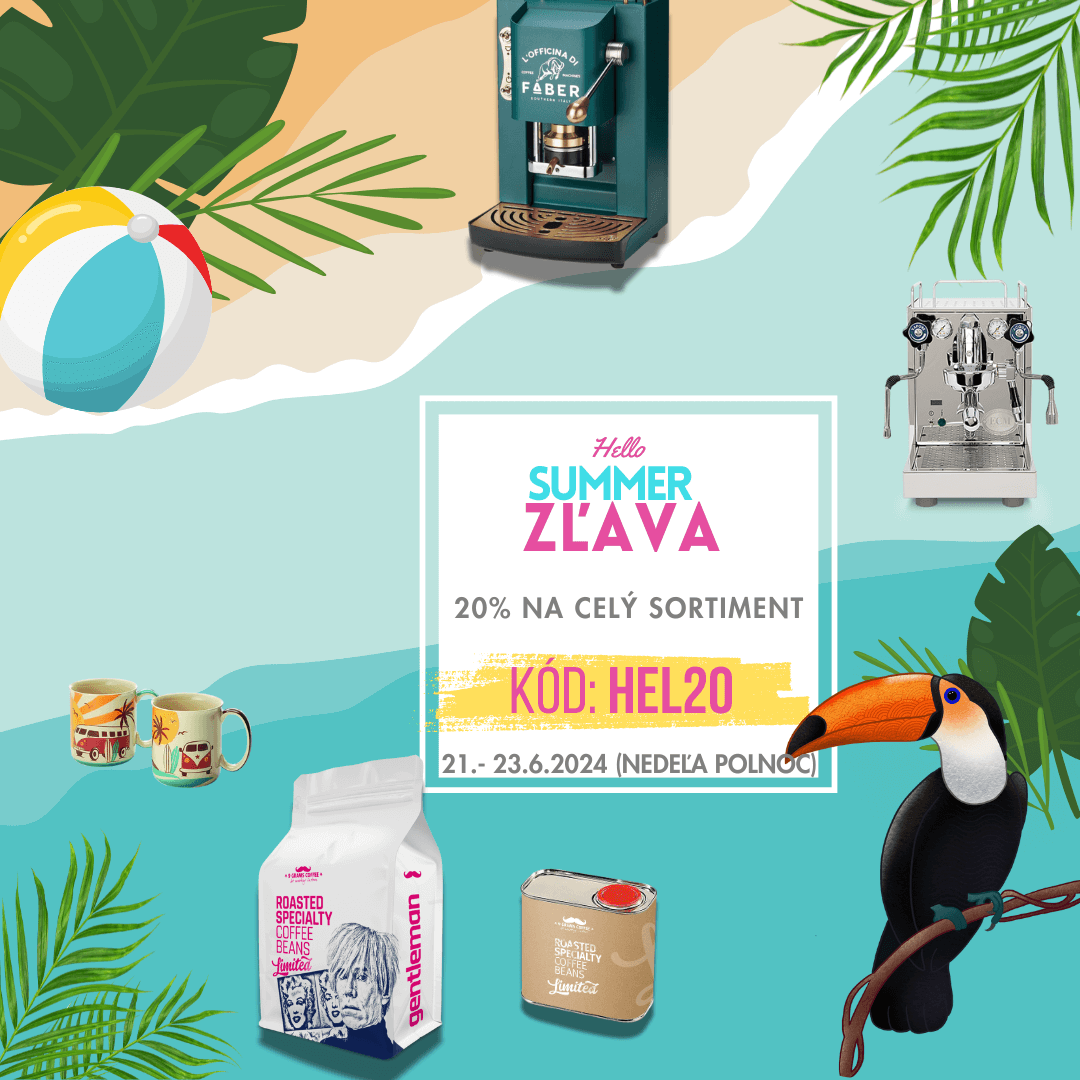 Hello Summer! 20% zľava na celý sortiment.