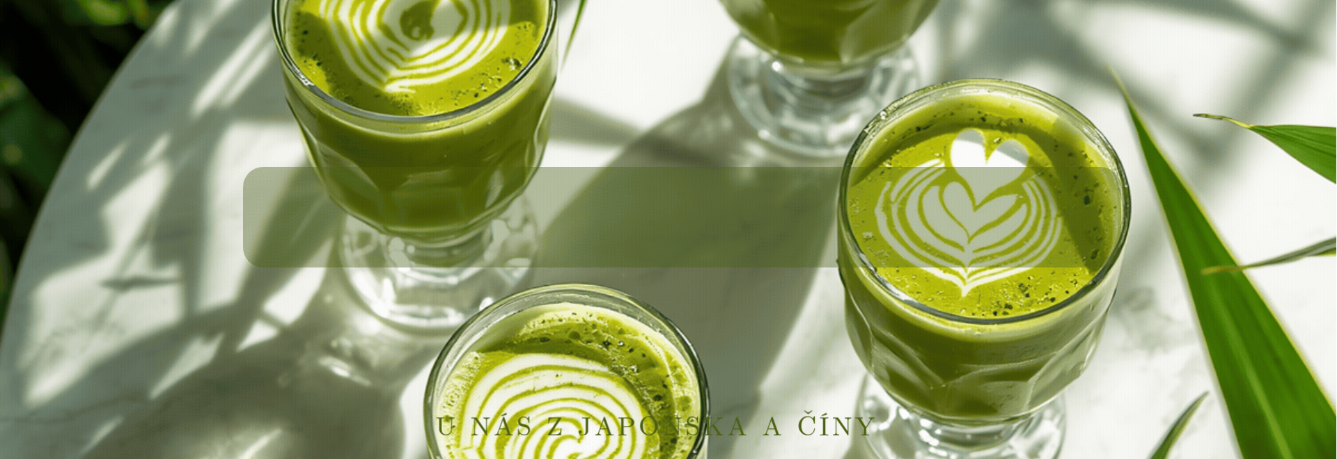 Matcha drinks
