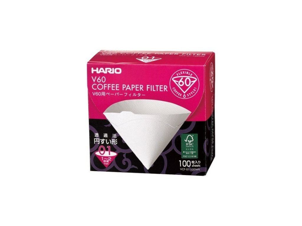 hario paper filter box v60 01 100 ks 1669