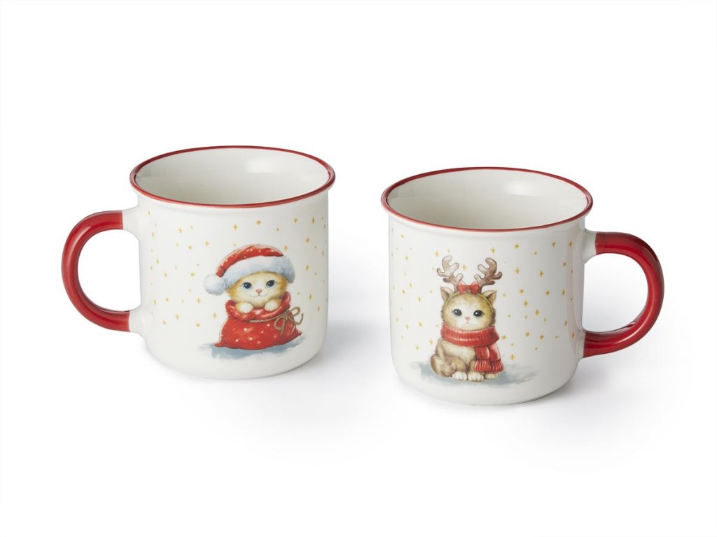 Mug CHRISTMAS CATS 2ks