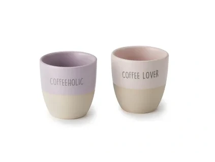 Espresso Cup ELEANA - 2ks  Set 2 ks · kamenina · 100 ml
