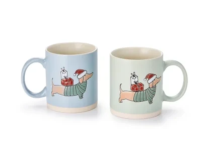 Mug FREDDY - 2ks  Set 2 ks · kamenina · 300 ml