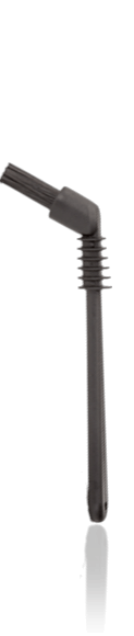 ECM cleaning brush for espresso machines black