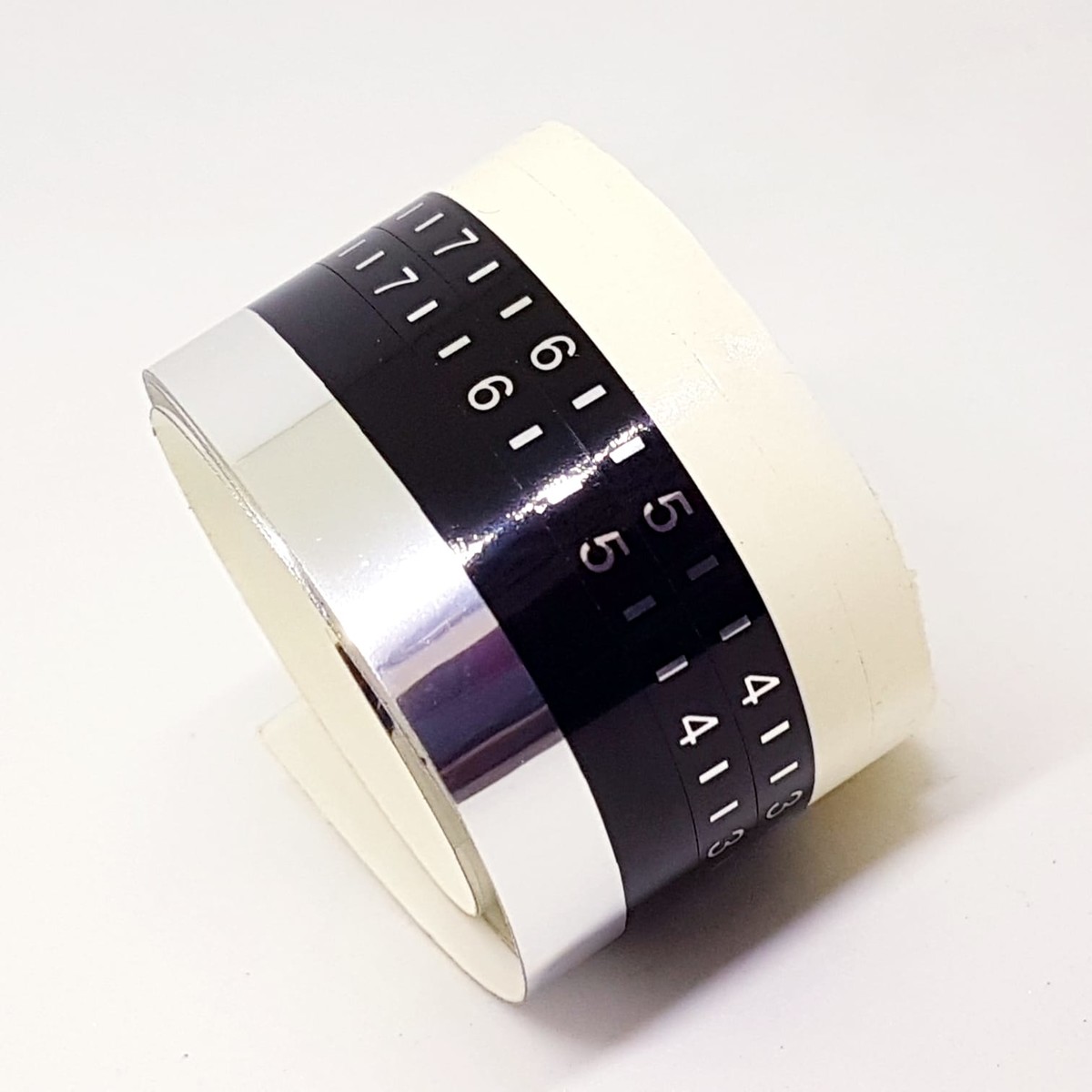 Anfim grinding numeration adhesive label