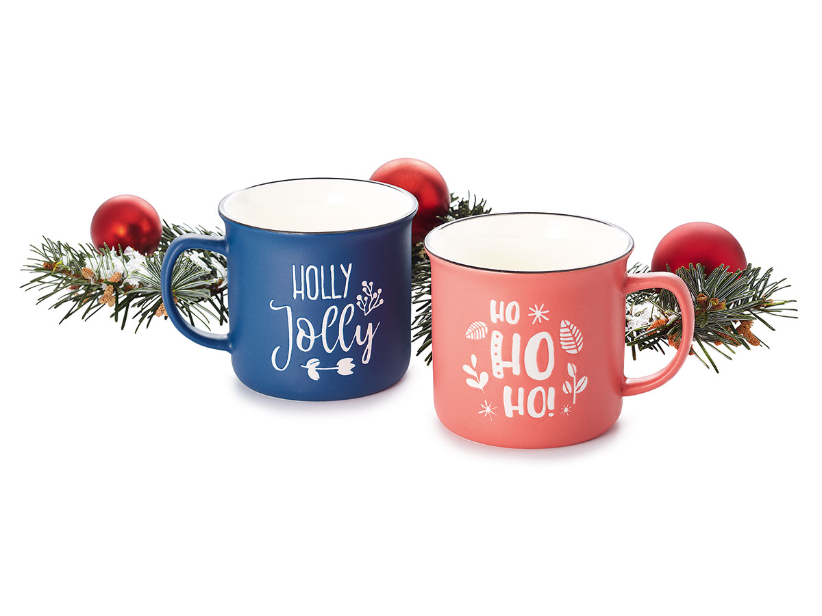 MUG JOLLY CHRISTMAS 0,3L - 2ks
