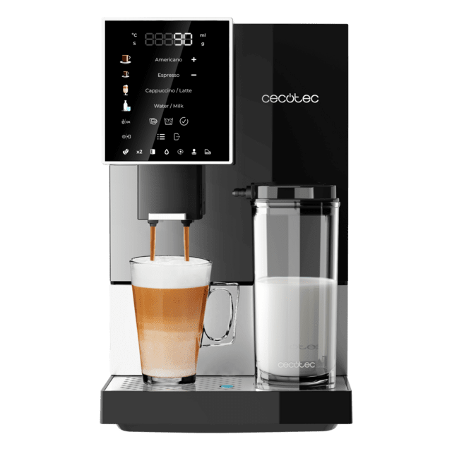 Cremmaet Compactccino black silver automatický kávovar