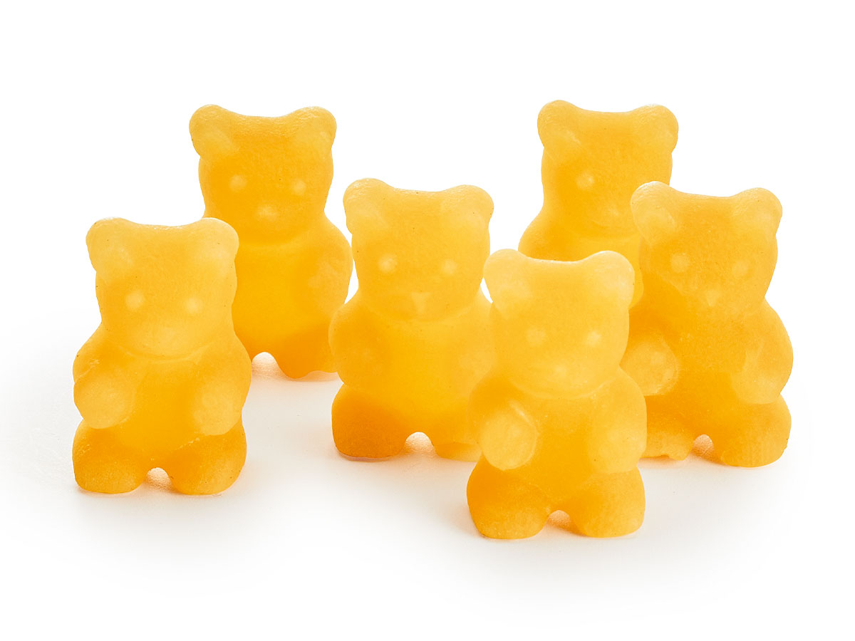 Tea Bears display Classic 125g Tea Bear - príchuť: Ginger - Lemon (Zázvor - citrón)