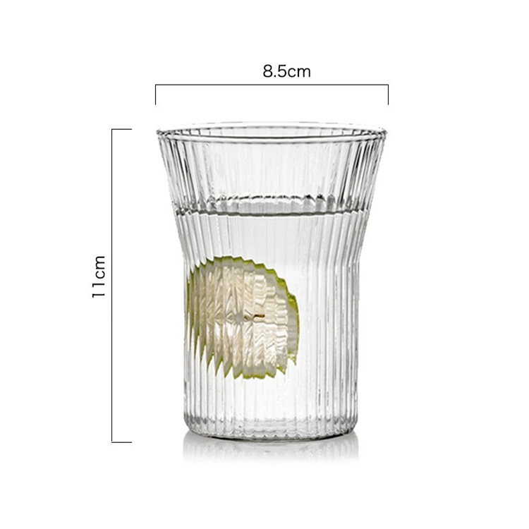 Glass cup vertical 250ml