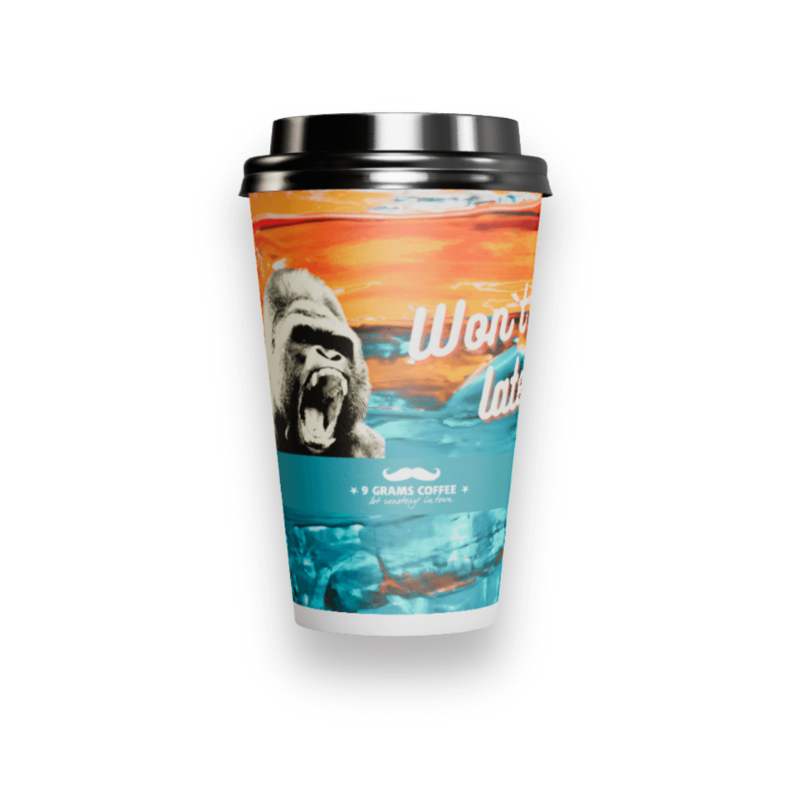 9GC Take Away GORILA LID 280ml - 100 ks