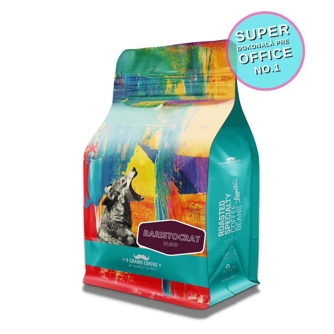 9 Grams Coffee Baristocrat blend Balenie: 1kg