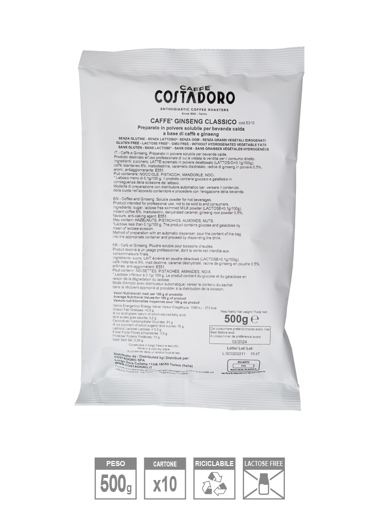 Costadoro GINSENG COFFEE CLASSIC 500g