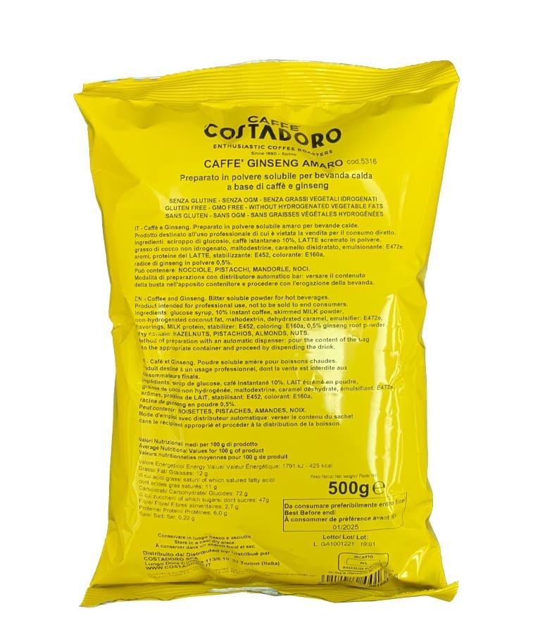 Costadoro GINSENG COFFEE AMARO 500g