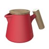 teapot rose red 1741