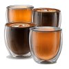 Espresso Cups Shot Glass Coffee Double Wall