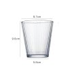 glass cup vertical 200ml 2063