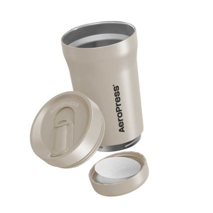 Aeropress travel tumbler béžový