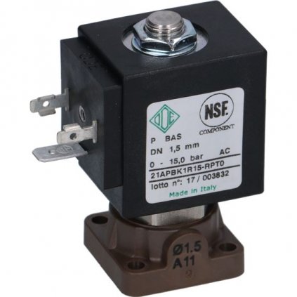 Solenoidní ventil ODE 2-cestný 24VAC 8W