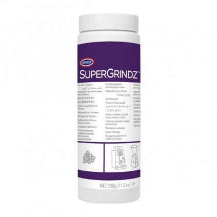 Čistič integrovaných mlýnků SuperGrindz - Urnex (330 g)